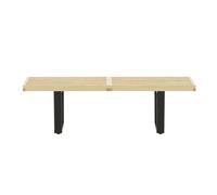 Banc Nelson 122x46,9x35,3cm black lacquered base