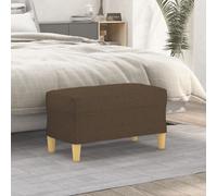 Banc Noir 100x35x41 cm Tissu Ottoman Siège Banquette de Lit Chambre vidaXL
