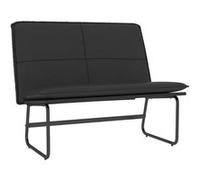 Banc Noir 100x75x76 cm Similicuir Noir G