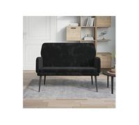 vidaXL Banc 351419 108x79x79 cm Velours Noir