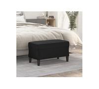vidaXL Banc 349391 – Similicuir Noir 70 x 35 x 41 cm