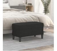 Banc - Noir - 70x35x41 cm - Tissu 100% polyester - Style Contemporain