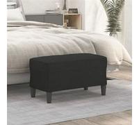 Banc Noir 70x35x41 cm Tissu Noir G