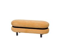Banc ocrina moutarde - Amadeus - Jaune - Tissu Jaune G