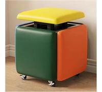 Banc ottoman avec roulettes pivotantes pour salon et chambre à coucher, meuble multifonction pour plus de confort et de style