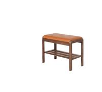 Banc ottoman en bois massif pour entrée de maison - Tabouret à langer et armoire repose-pieds durable pour un port facile des chaussures, solution de rangement élégante pour couloir et entrée