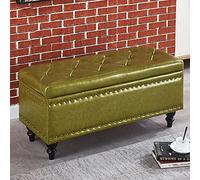 Banc ottoman moderne en cuir synthétique léger - Banc à chaussures rectangulaire touffeté et repose-pieds polyvalent, 70 x 40 x 45 cm - Décoration d'intérieur élégante et fonctionnelle.