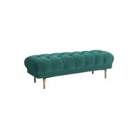 Banc ottoman nordique en velours moderne de luxe pour le salon, élégant rectangulaire, siège haut de gamme, design simple, parfait pour la décoration de la maison