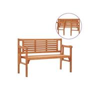 Banc pliable de jardin 120 cm - Bois d'eucalyptus solide