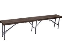 Banc pliable TABORA, aspect bois