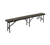 TERRE JARDIN Banc Pliant Imitation Bois