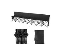 Banc Pliant Portable 8 Places avec Dossier Sac Transport sans Assemblage pour Pêche