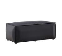 Banc Pouf Design "Palermo" 119cm Noir