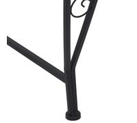Banc pour arbres 4 places, 160 x 80 x 44 cm, acier | Design circulaire moderne, cadre résistant, finition mate, idéal pour le jardin et la cour