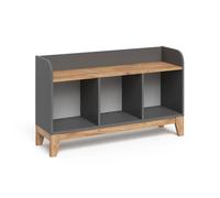 Banc pour enfants Malia, 107.2x63.8cm, Gris/Chêne Artisan, Vitalispa 58347