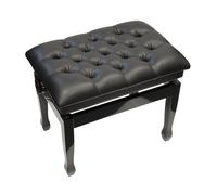Banc pour Piano, Banc de Piano Noir, Très Robuste, Piano, Tabouret de Piano