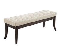 Banc Ramses similicuir antique foncé , Crème/120 cm Crème G