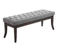 Banc Ramses tissu antique sombre , Gris/120 cm Gris G