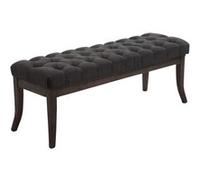 Banc Ramses tissu antique sombre , Gris foncé/120 cm Gris foncé