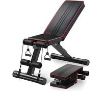 Banc réglable, Banc de Musculation pour l'entraînement Complet du Corps, Banc inclinable Exercice Gymnastique à Domicile (avancé)