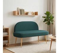 Banc rembourré avec dossier Polyester moderne Assise salon décoratif vidaXL vida