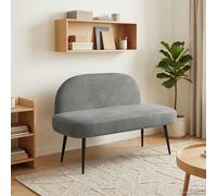 Banc rembourré avec dossier Velours rembourré d'intérieur moderne vidaXL vidaXL
