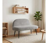 Banc rembourré avec dossier Velours rembourré d'intérieur moderne vidaXL vidaXL