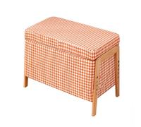 Banc rembourré élégant - Ottomane rectangulaire avec pieds réglables pour salon, chambre à coucher et entrée - Assemblage facile et repose-pieds polyvalent