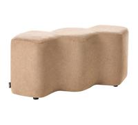 Banc rembourré LITTLETON Tissu Beige