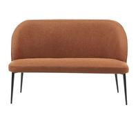 Banc rembourré OSBY Tissu Marron 2 places