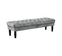 Banc RINALDO - Velours gris