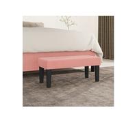 Banc Rose 70x30x30 cm Velours346643