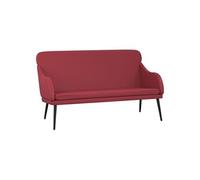 Banc Rouge bordeaux 110x76x80 cm Similicuir