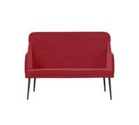 vidaXL Banc Banquette siège d'entrée salon 110x76x80 cm Velours rouge bordeaux