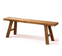 Banc rustique en bois d'orme pour chambre à coucher et salle à manger, siège de rangement pour entrée marron, style ferme, 79,8 x 25,9 x 45 cm, parfait pour la décoration de la cuisine et du salon