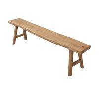 Banc rustique en bois pour couloir et jardin - Étagère à chaussures polyvalente avec dos nu et présentoir à fleurs, idéal pour une utilisation en intérieur et en extérieur dans la chambre, l'entrée
