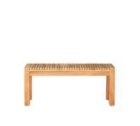 Banc Samoa Jan Kurtz Möbel brun, 130x45x35 cm
