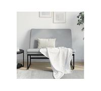 Banc Siège Banquette Meuble Salon Salle de Séjour Gris Clair Tissu vidaXL