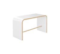 Tojo Banc Sit avec traverse 70x30cm blanc lxHxP 70x40x30cm