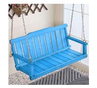 Banc suspendu d'extérieur avec chaînes en acier et dossier confortable, idéal pour le jardin, la cour ou le balcon