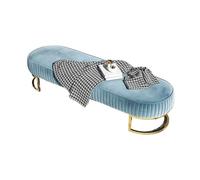Banc-Tabouret de Bout de lit Magasin de chaussures magasin de vêtements banc de montage de chaussures décoratif Long canapé tabouret maison chambre chevet tabouret meubles décoratifs Tabouret(Blue,180