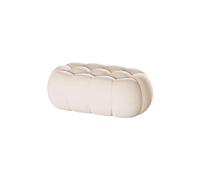 Banc Tabouret de Chevet Moderne Simple, canapé de vestiaire, Tabouret de canapé créatif, Repose-Pieds, Banc à Chaussures d'entrée Tabouret de Chambre(Blanc,120 * 60 * 40cm)