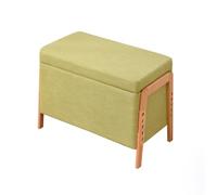 Banc tapissé - Ottomane rectangulaire avec pieds réglables, repose-pieds élégant pour salon, chambre à coucher, entrée, assemblage facile, parfait pour le bout du lit