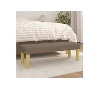 Banc Taupe 100x30x30 cm Tissu346656