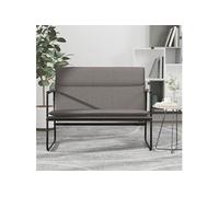 vidaXL Banc Taupe 100x64x80 cm Tissu