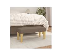 Banc Taupe 70x30x30 cm Tissu346628