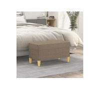 Banc Taupe 70x35x41 cm Tissu349374