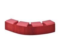 Banc Télescopique Pliable en Accordéon en Papier, Tabouret Pliant en Papier, Repose-Pieds Relaxant en Papier, Adapté Au Bureau, À La Salle De Réception, Au Salon Et Au Ce-Red-4 Seater