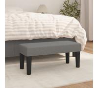 Banc Tissu Entrée Salon Maison Multicolore 100x30x30 cm/70x30x30 cm vidaXL