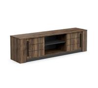Banc Tv 2 Portes Coulissantes L184,5 Cm Marron